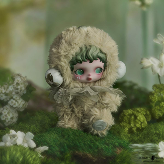 Официальный Blind Box Skullpanda с плюшевым брелоком, серия «Импрессионизм»