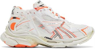 Balenciaga Runner Sneaker Eggshell Neon Orange