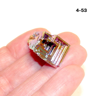 Висмут выращенный (кристалл) №4-53: 12,0г - 28*16*14мм