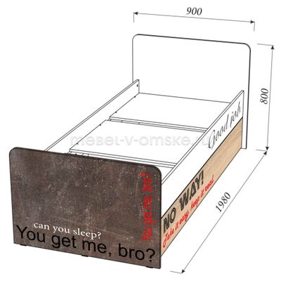 Кровать Принт