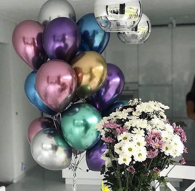 Воздушные шары "Хром"