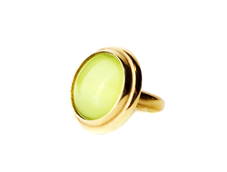 Кольцо-пуговка с кабошоном ZHUKI Collection