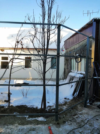 Забор из сайдинга 0,5 мм высота 1,5 м