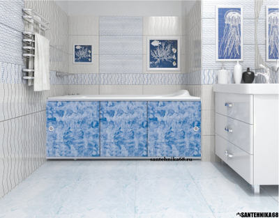 Экран для ванны МЕТАКАМ ПРЕМИУМ А (алюм. профиль) 1, 7м