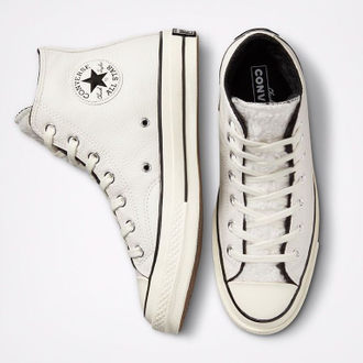 Зимние Converse Chuck 70 Sherpa Cozy Utility белые