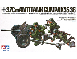 Сборная модель: (Tamiya 35035) 37-мм противотанковая пушка PAK35/36 с артиллерийским расчетом