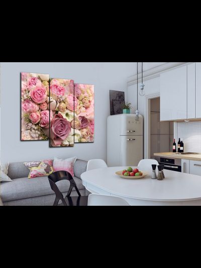 Модульная картина &quot;Нежный букет. Пионы&quot;