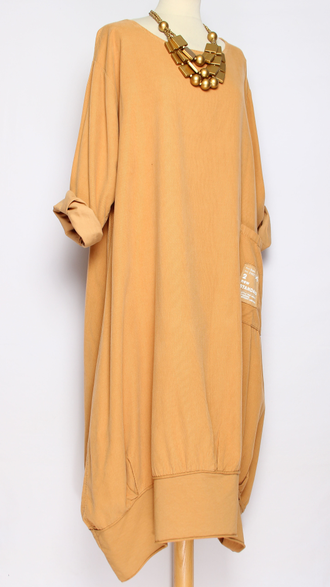 Платье  Бохо вельвет "Тюльпан-карман " мокко, морская волна, горчичное до р.54