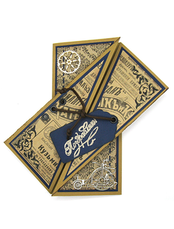 Поздравительная открытка в винтажном стиле для мужчины