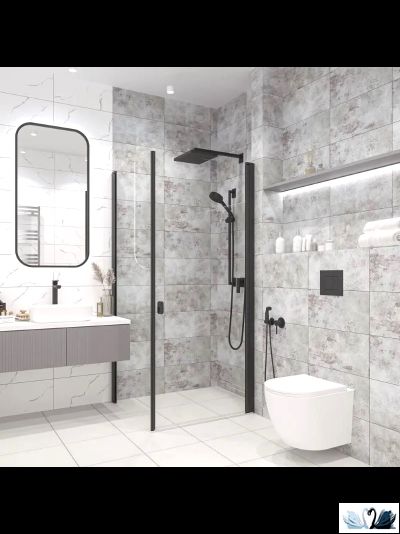 Плитка Евро-Керамика Непал 0046 25х50 см настенная серая