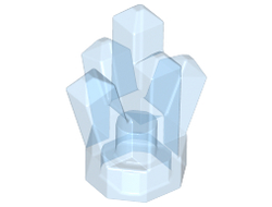 Rock 1 x 1 Crystal 5 Point, Trans-Medium Blue (52 / 4243703 / 6254245)
