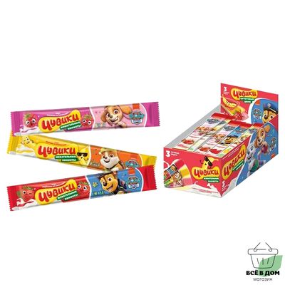 Жевательная конфета 10г Щенячий патруль Чувики 50663