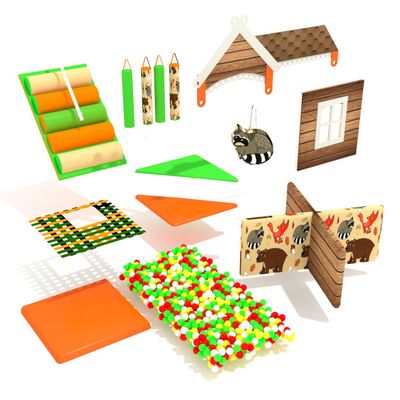 Игровой лабиринт «На опушке» 3,3х3,4х3м.