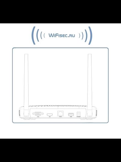 ACESEECCTV. Комплект уличного WiFi/LAN видеонаблюдения, видеорегистратор с WiFi модулем и 4 беспроводные видеокамеры, Full HD (1 порт RJ45)