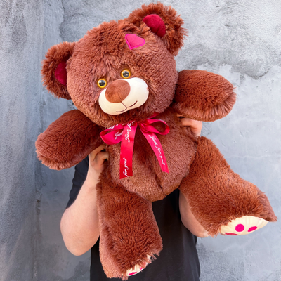 Плюшевый мишка 65 см бурый Кельвин