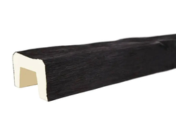 Декоративная балка из полиуретана. Полиуретановая фальшбалка Country Decor рубленая венге