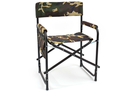 Кресло складное с карманом на подлокотнике Стандарт сталь SK-02