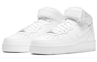 Кроссовки Nike Air Force 1 Mid '07 White белые высокие