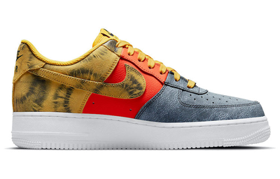 Nike air force sale 1 tie dye black