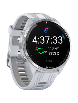 Умные часы Garmin Forerunner 965 Whitestone / Powder Gray Titanium