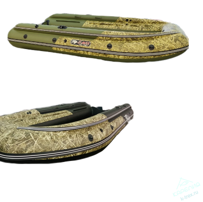 Лодка ПВХ Angler Reef Тритон S-Max 400FiND с интегрированным фальшбортом