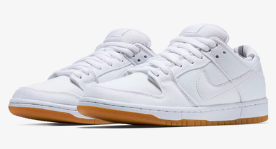 Nike SB Dunk Low White (белые полностью)