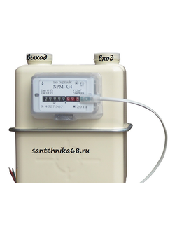 Счетчик газа ГАЗДЕВАЙС NPM - G4 справа вход, налево 2021 г