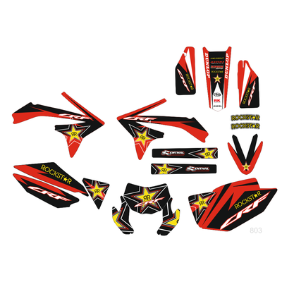 Наклейки Forsage, Baltmotors, Geon Dakar 450, Stels 450 Enduro, Asiawing LD450 LX450 NC250 Honda crf 450x, Rockstar #803