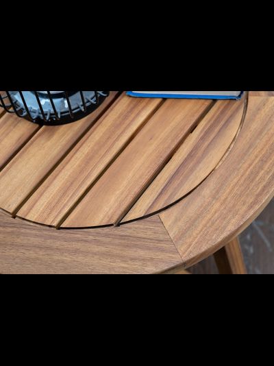 Кофейный комплект из акации Director темно-серый