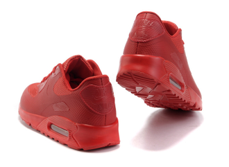 Nike Air Max 90 Hyperfuse красные с оранжевым (36-40) Арт. 008M