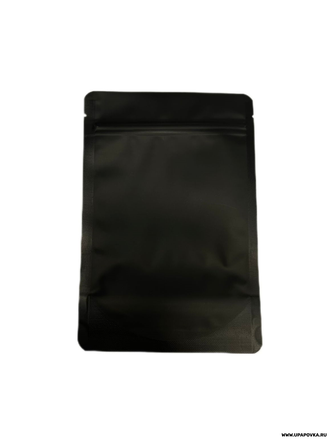 Пакет Дой-пак 13,5 х 20 см Черный матовый металл