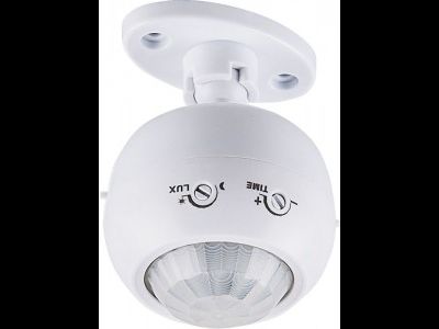 Feron датчик движения ИК потолочный SEN16 1200W (дальн. 8м) 120°(гориз) 360°(верт) белый 22074