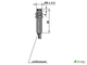 Индуктивный датчик цилиндрический с резьбой И88-NC-NPN (М8х1)