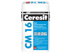 Купить CERESIT CM 16  эластичный клей для всех видов плитки 25 КГ в Ангарске, Иркутске, Усолье