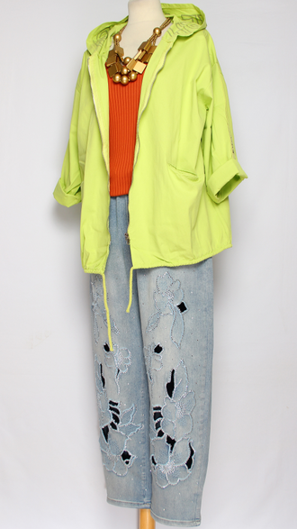 Ветровка  "STUDIO" лайм р.48-52