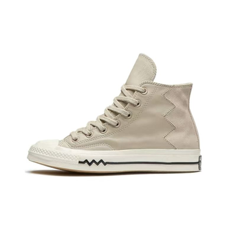 Кеды Converse Chuck Taylor 70 кожаные замшевые бежевые высокие