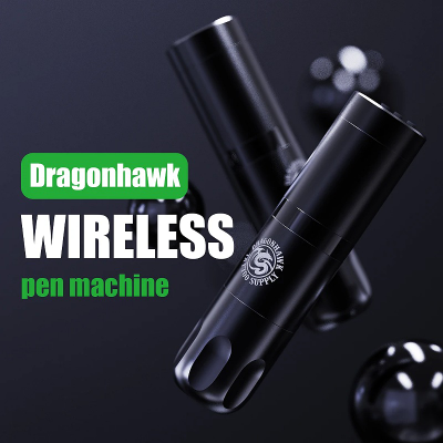 Беспроводная роторная тату машинка DragonHawk X20 Wireless Pen X 2