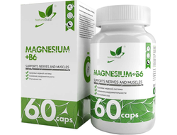 Магний+B6 (Magnesium+B6), 60 кап. (NaturalSupp)