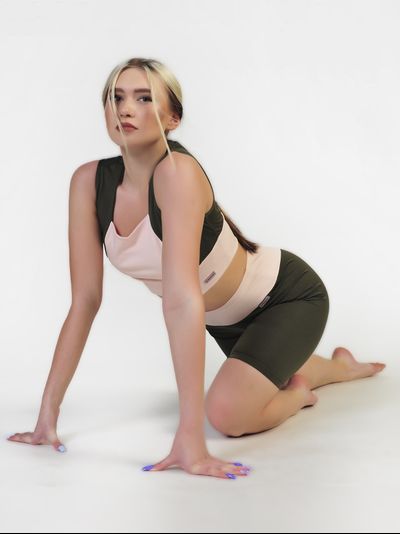 Бриджи 688-164 Хаки с пудрой