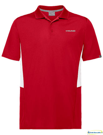 Теннисная футболка-поло Head Club Tech Polo Shirt M (red)