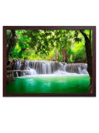Картина на стену в раме 313кор 70*50 "Лес и водоём".