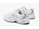 New Balance 530 White (Экозамша) сзади