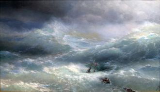 Волна, по мотивам картины Айвазовского И.К. (алмазная мозаика) mp-msm-mz avmn