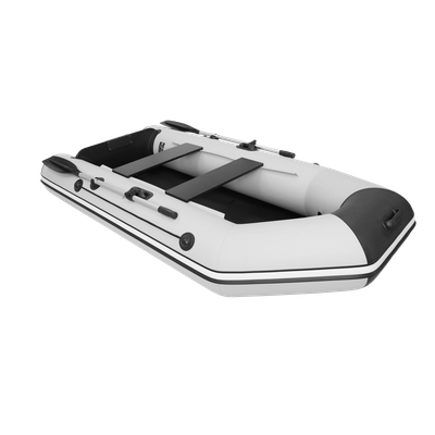 Моторная лодка Аква 2800 светло-серый/черный