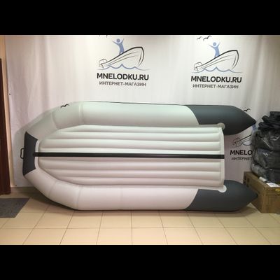 Моторная лодка Таймень NX 3400 НДНД PRO светло-серый/графит