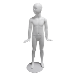 Манекен детский в полный рост с гладкой поверхностью