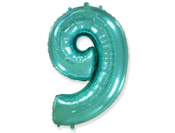 Фольгированная цифра - Бирюза