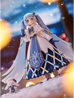 Фигурка фигма Мику Хацунэ (Figma Hatsune Miku 2021 Snow, Glowing Snow Ver.)