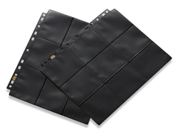 Лист для хранения карт в альбоме "Dragon Shield" (3х3): чёрный