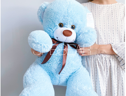 Плюшевый мишка 85 см голубой Михель